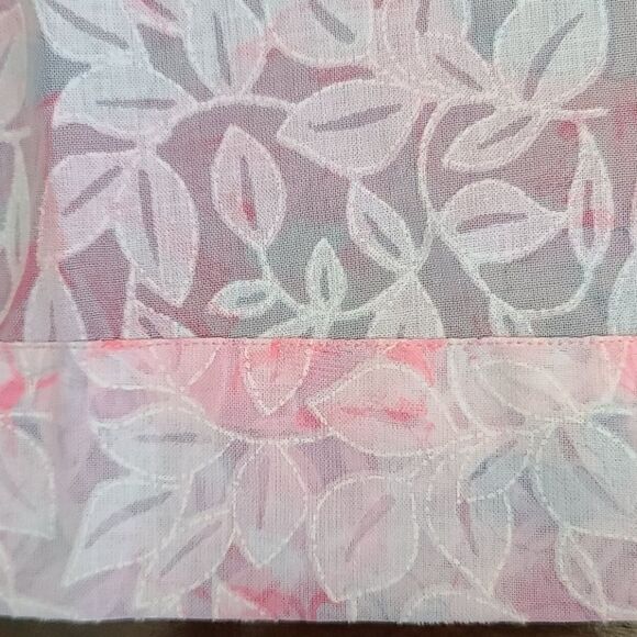 Vintage Handmade Pink Barbiecore Semi Floral Night Gown - Picture 8 of 15